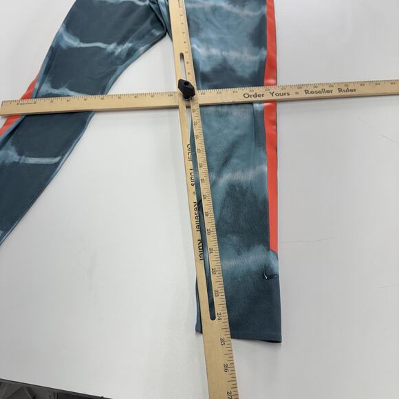 Nike Dri-FIT Leggings Womens Small Blue Tie Dye One Luxe Mid Rise Athletic Pants - Picture 8 of 8